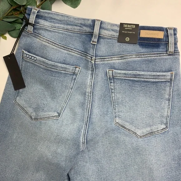 Blank NYC The Baxter Ribcage Straight Leg Raw Hem Jeans - Picture 8 of 12